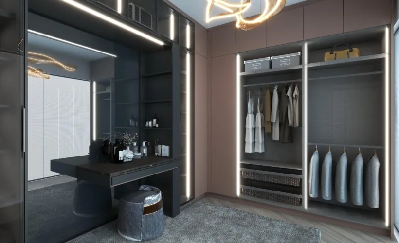 Modern luxury wardrobe design
