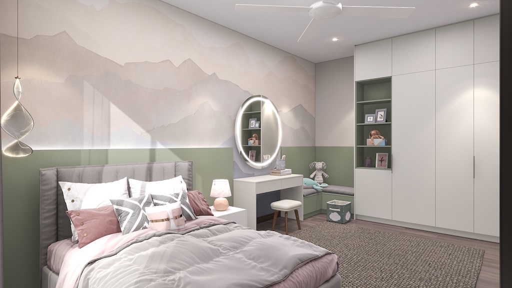 Kids' bedroom layout ideas